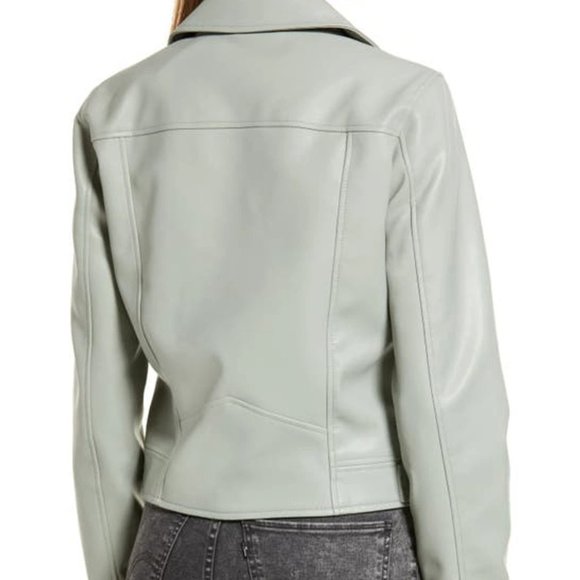 BLANKNYC Faux Leather Moto Jacket in Play Act - Picture 6 of 8